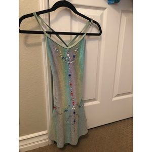 Figure skating dress. Ice skating. Dance. Costume